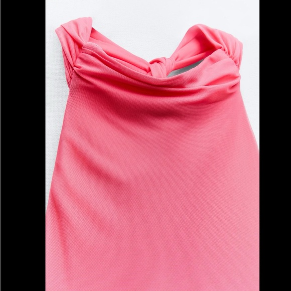 PRINTED TULLE DRESS - Picture 15 of 17